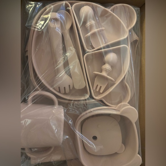 Silicone Baby Feeding Set 003 - Picture 2 of 2